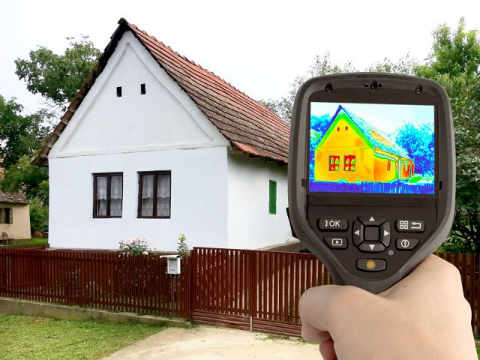 thermographie d'une maison
